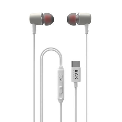 Bar Audio By Cellhelmet   Usb C In Ear Wired Headphones